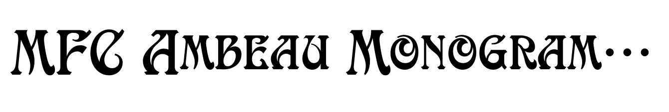 MFC Ambeau Monogram Regular